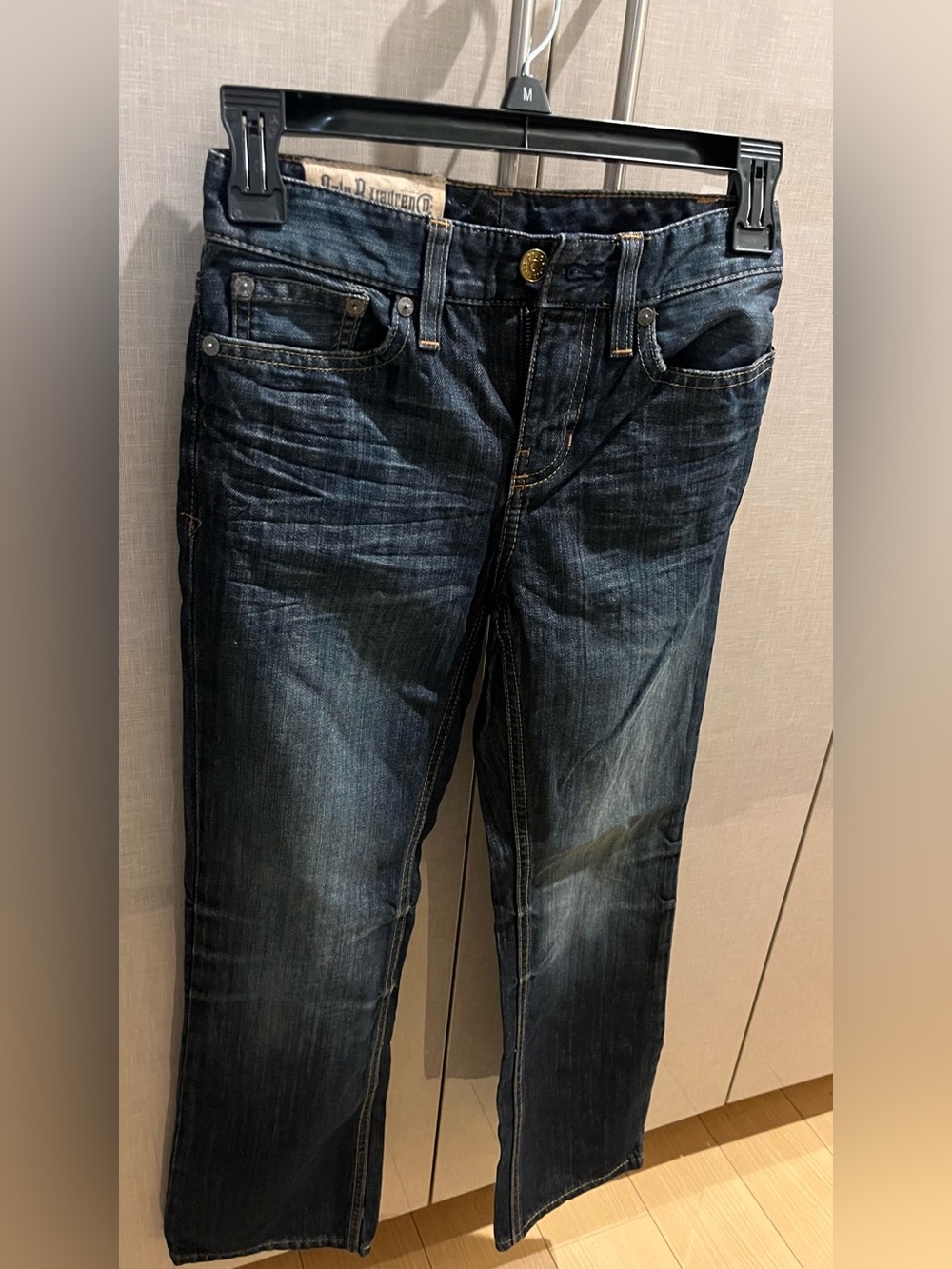 Polo by Ralph Lauren Men's Straight Jeans - Dark Blue Wash . Kids size 8